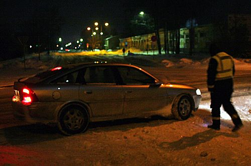 Полиция Бауски во время рейда задержала за нарушения елгавчан
